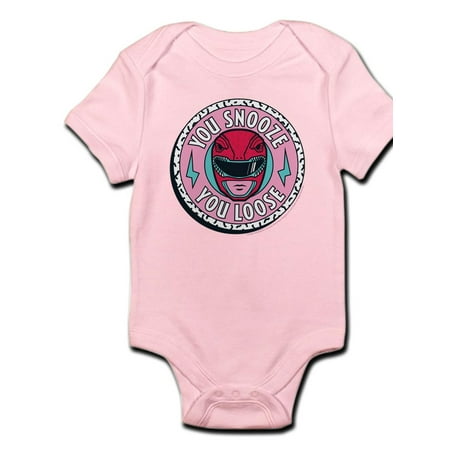 

CafePress - Power Rangers You Snooze You Loose - Baby Light Bodysuit