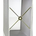 thumbnail image 2 of Rectangular Drum Lampshade (8x14) (8x14) x 10 Softback Bavarian Gray Fabric, 2 of 4