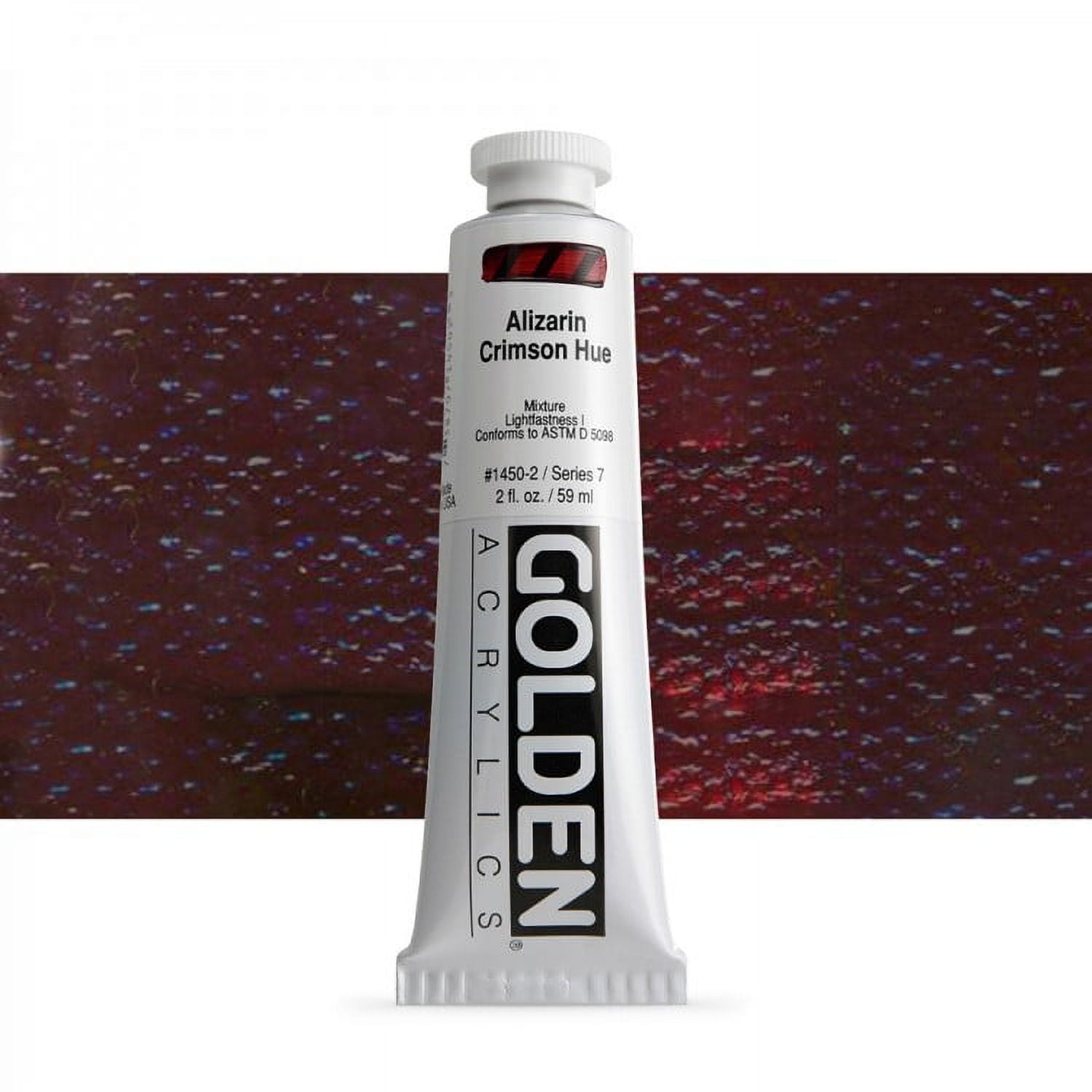 Golden Heavy Body Artist Acrylics - Alizarin Crimson Hue, 2 oz Tube