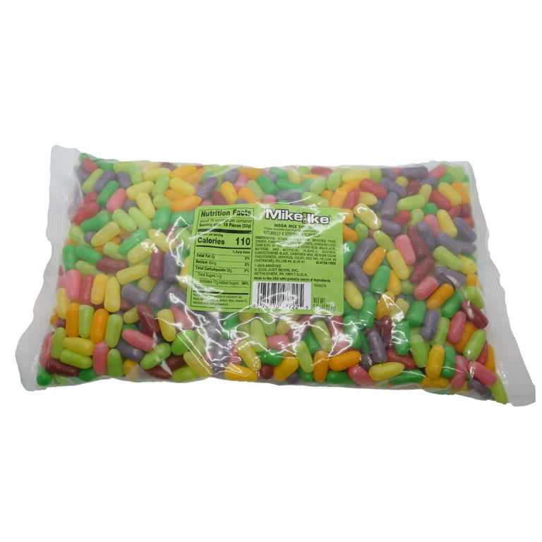 Mike and Ike Mega Mix Sour Chewy Candies - 5 LB Bulk Bag - Walmart.com