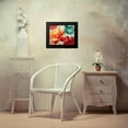 thumbnail image 4 of Nan 14x12 Black Modern Framed Museum Art Print Titled - Avalon Garden, 4 of 5