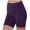 Purple, variant on MTBLYS Shorts for Women Summer Solid Color High Waist Stomach Control Shorts Comfort Scrunch Butt Tummy Control Shorts Womens Shorts Athletic