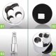 thumbnail image 5 of Extractor de pernos Extractor de pernos de 6 mm a 19 mm Herramienta extractora de tuercas que elimina pernos prisioneros rotos o agarrotados, 5 of 5