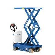 Vestil CART-1500D-DC-CTD Hydraulic Double Scissor Cart- 40 x 24 in. - 1500 lbs