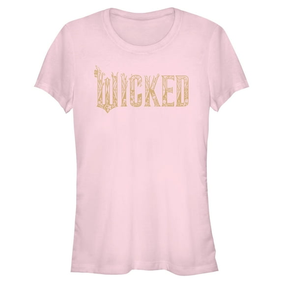 Juniors Wicked: For Good Official Floral Logo T Shirt