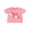 Pink, variant on Bslissey Toddler Little Girls Birthday T-shirts Short Sleeve Letter Heart Embroidery Pullovers Infant Baby Casual Crew Neck Tops Summer Clothes 6M 12M 18M 24M 3T 4T