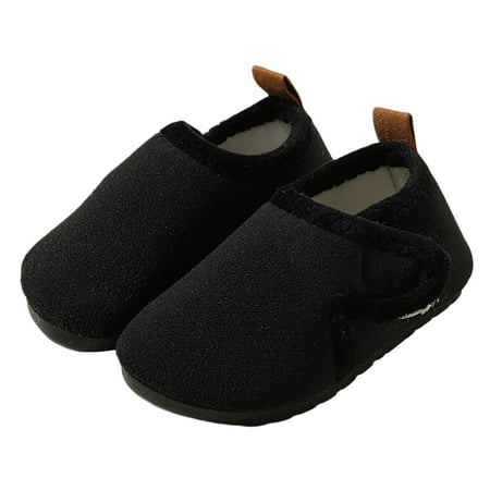 WUXIAN Child Baby Floor Socks Non- Insulation Soft Soled Shoes Socks Fall Thick Soled Socks Shoes Comfort Baby Footwear