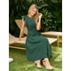 thumbnail image 3 of Vestido de verano midi a rayas de Dress Simplee para mujer, 3 of 6