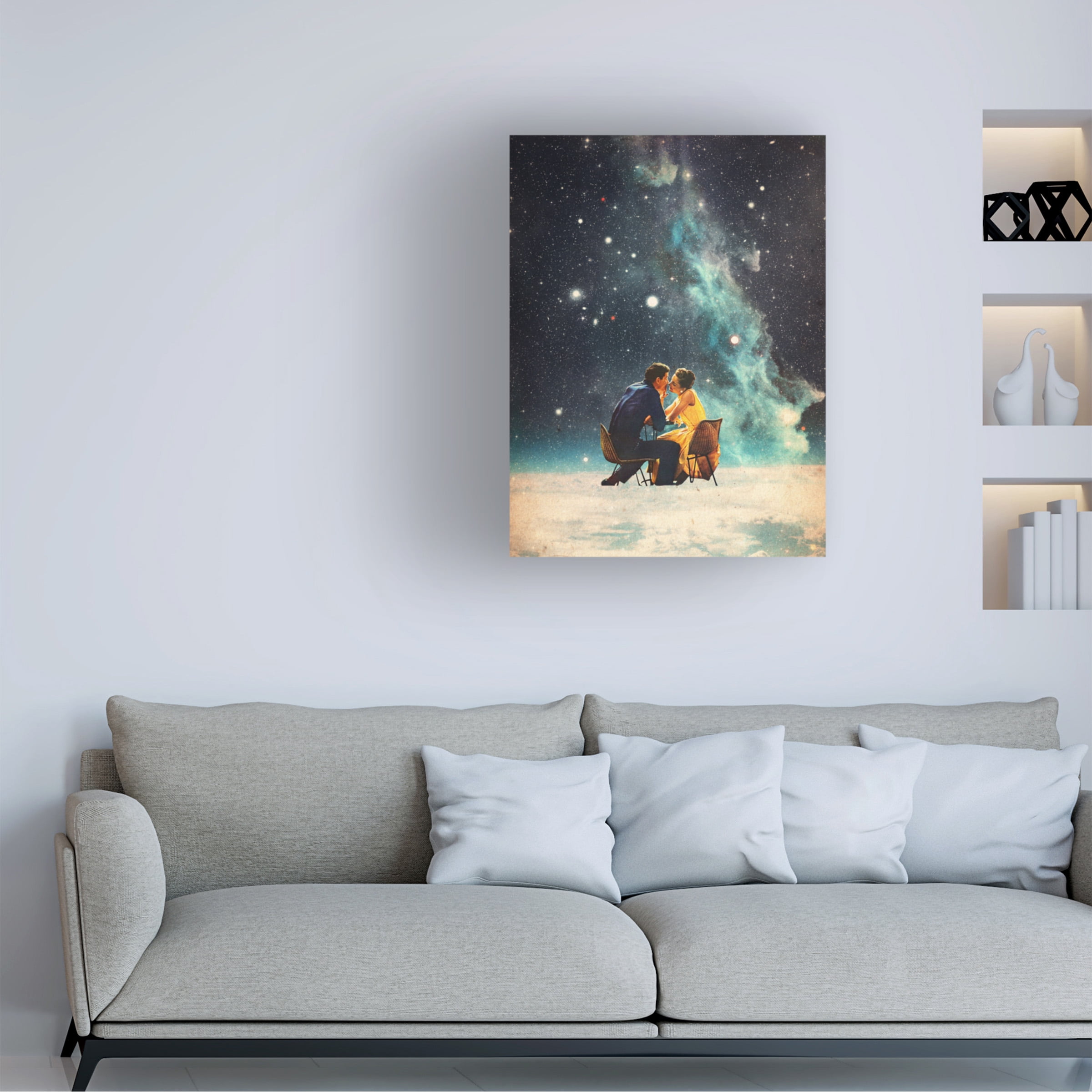 Frank Moth 'I'll Take You To the Stars for a Second Date' Canvas Art