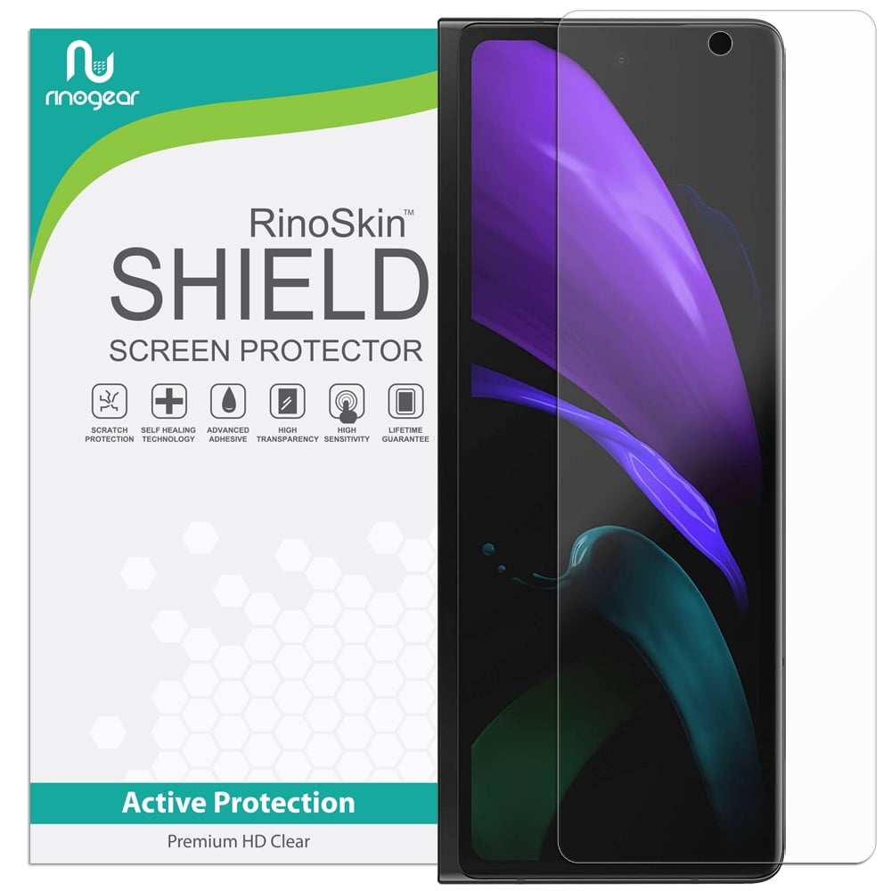 RinoGear Screen Protector for Samsung Galaxy Z Fold 2 Case Friendly Samsung Galaxy Z Fold 2 Screen Protector Accessory Full Coverage Clear Film