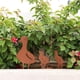 thumbnail image 5 of De Estacas De Jardín De Silueta De Pato De Metal Decoración Al Aire Libre En Forma De Pato Único4 Piezas Monstrate HA014046-00, 5 of 7
