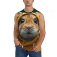 thumbnail image 1 of Fotbe Modern Yellow Sweater Guinea Pig Men's Camiseta sin Mangas Estampada para Hombres, Playera Casual para Gimnasio, Entrenamiento, Playa-X-Large, 1 of 7