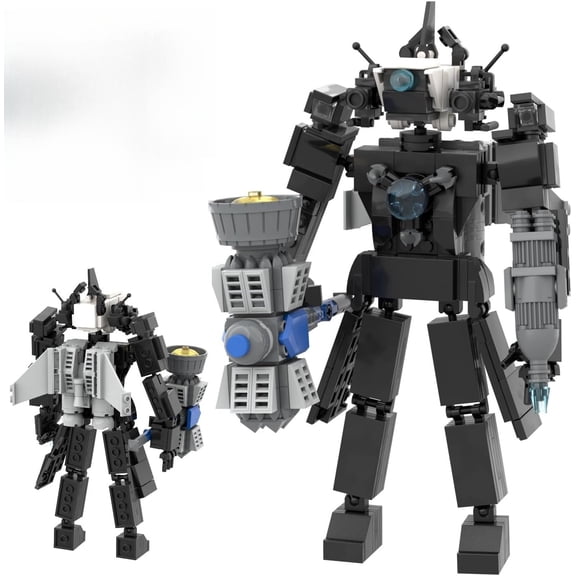 Bentex Toilet Upgraded Titan Cameraman Figure Building Block Set, Upgraded TV Man Speakerman Game Model Collectible Building Bricks Birthday Gift for Adults Fans