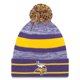 thumbnail image 1 of Gorro New Era NFL Minnesota Vikings con Pompon Tejido Amarillo, 1 of 2