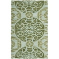 thumbnail image 4 of SAFAVIEH Wyndham Louise Medallion Wool Area Rug, Turquoise/Green, 2'6" x 4', 4 of 9