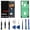 Black, variant on INCELL for Samsung Galaxy NOTE10 Plus Screen Replacement NOTE10 Plus 5G LCD Display SM-N975U SM-N975U1 Display Touch Screen Assembly No Fingerprint. (with Black Frame+Back Cover Adhesive+Tools)