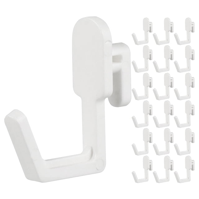 30 Pcs Crochet pour Plaque Perforée Crochet pour Plaque Perforée de Magasin Crochet pour Plaque Perforée de Garage Crochet pour Étagère à Picots Crochet Utilitaire