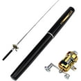 thumbnail image 1 of Pocket Size Fishing Rod Telescopic Pen Fishing Rod Mini Pocket Foldable Fishing Rod Kit with Rotating Reel Combination Portable Fishing Rod Pen for Outdoor Fishing, 1 of 7