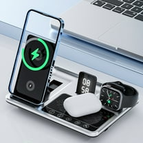 AZXY Wireless Charger,Charging Stand for Phone,Charging Stations,Desk Adjustable Magnetic Fast Charger for Smart Watch Phone Earbuds