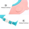 thumbnail image 2 of OULII 1Pcs Newborn Accessory Baby Shower Cap Pink Waterproof for Hair Washing, 2 of 4