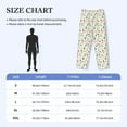 thumbnail image 4 of Lsque Mini Wildflower Watercolor Print Men's Pajama Pants, Lounge Pant - Comfortable Home Wear,Elastic Waistband, Stylish Design-Medium, 4 of 9