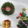 thumbnail image 4 of Christmas Wreath for Front Door, Artificial Balls Berries Pine Cones Wreath Home Wall Decorations; 13.78inches, 4 of 6