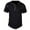 Black, variant on cfhntfmh Mens Short Sleeve Henley Shirts Fashion Button T Shirts Muscle Slim Henley Shirts Gym Workout Athletic Shirt Tees