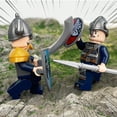 thumbnail image 7 of Medieval Warrior Army Minifigures Building Block Soldier Action Figure Christmas Gift Holiday Educational Toys Collection for Kids 12PCS Set B, 7 of 7