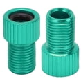 thumbnail image 1 of Suodoka Adaptador Válvula Presta a Schrader Aluminio Bicicleta Verde 2 Pzas (1.5 x 0.95 cm / 0.6 x 0.4 in), 1 of 9