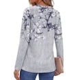 thumbnail image 5 of Fantaslook Henley Long Sleeve Shirts for Women Casual V Neck Fall Tops Dressy Work Blouses, 5 of 9