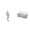 thumbnail image 1 of Cestas Colgantes De Pared, Estantes Flotantes, Cesta De Almacenamiento De Alambre De Metal Para Esculturas De Plumas, Estatuas Modernas, Colección De Resina, Artesanías Artísticas, Adornos., 1 of 8
