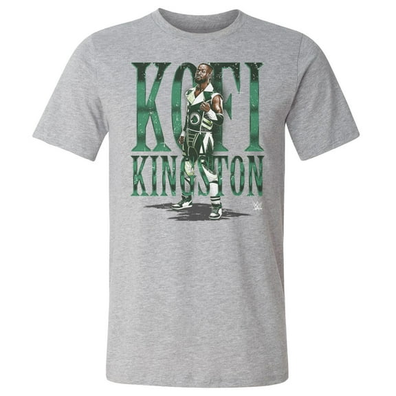Men's 500 Level Heather Gray Kofi Kingston Name T-Shirt