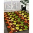 thumbnail image 3 of Ahgly Company Tapis d'Intérieur Lavable en Machine Carré Transitionnel Rouge Bordeaux, 4 Pieds Carré, 3 of 7