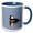 Blue/White, variant on 3drose, Hooded Merganser Male in Wetland, Marion County, Illinois., 11oz Magic Transforming Mug
