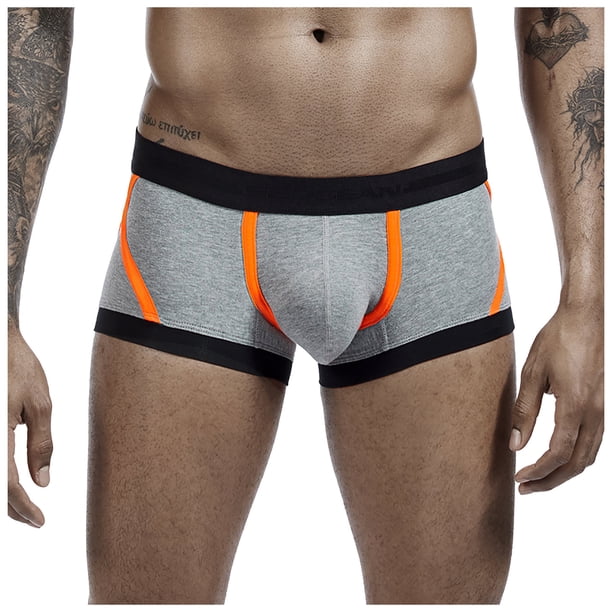 Calzoncillos Bóxer Sin Costuras Para Hombre, Pantalones de Moda Para El Hogar, Pijamas A Juego de Colores, Mallas Con Estampado Informal, Bragas, Ropa Interior Odeerbi ODB144558