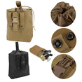 thumbnail image 3 of 2pc Bolsa Táctica Militar Bolsa Recuperadora Camping Lab.G, Negro Caqui, 3 of 4