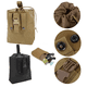 thumbnail image 3 of 2pc Bolsa Táctica Militar Bolsa Recuperadora Camping Lab.G, Negro Caqui, 3 of 4