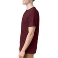 thumbnail image 5 of Hanes Mens ComfortSoft 4-Pack Crewneck T-Shirts, 3XL, Maroon, 5 of 5