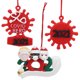 thumbnail image 4 of Adorno de Año Nuevo, Colgante de muñeco de Nieve navideño de 3 Piezas, Adorno de muñeco de Nieve, Adorno navideño, el Mejor en su Clase, 4 of 8