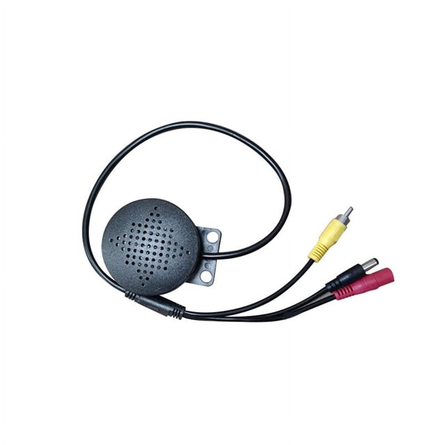Mini altavoz impermeable negro, mini amplificador impermeable, altavoz con micrófono, audio de alta velocidad para exteriores.