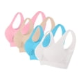 thumbnail image 2 of Women Bras Seamless Sports Bra Wirefree Yoga Bra With Removable Pads Bras for Women Multicolor6 S, 2 of 7