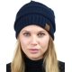 thumbnail image 1 of CC Unisex Chunky Soft Stretch Cable Knit Warm Fuzzy Lined Skully Beanie MFZFUKR WMZL-73-6, 1 of 4