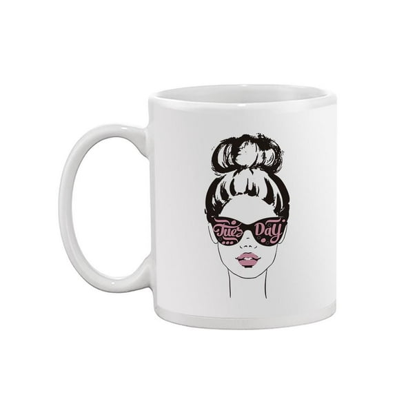 Women With Tuesday Sunglasses Mug - Image by Shutterstock