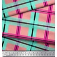 thumbnail image 3 of Soimoi Cotton Cambric Fabric Check Check Printed Fabric 1 Yard 42 Inch Wide, 3 of 3