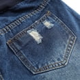 thumbnail image 4 of Pantalones cortos para embarazadas, ropa exterior de verano, pantalones cortos de mezclilla de cintura baja, pantalones sueltos de verano y primavera para embarazadas, 4 of 5