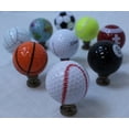 thumbnail image 5 of HomeConcept Baseball Lamp Finial, White with Red Stitching 2.25"h, 5 of 5