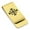 Gold, variant on Stainless Steel Religious Jerusalem Cross Classic Slim Money Clip Credit Card Holder