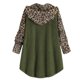 thumbnail image 2 of Ropa Kawaii para mujer, Sudadera con capucha de estilo lindo, chaqueta con orejas de gato, manga larga abotonada, retales con estampado de leopardo, estampado de leopardo, 2 of 3