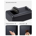 thumbnail image 7 of TEQIN Stainless Steel Trash Can with Lid, Large Garbage Can, Rustproof Step-on Kitchen Metal Trash Bin with Inner Bucket for Kitchen Office, 7 of 7