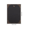 thumbnail image 2 of FELTECHELECTR Writing Paper Stationery 50 Sheets Black Rectangular For Letters Announcements Simple Style 8.25X5.82X0.02In, 2 of 8